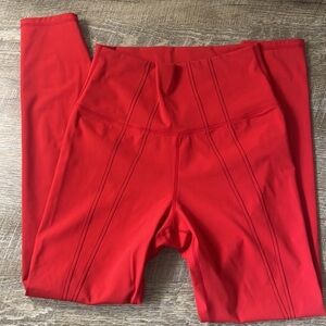 Carbon Bold Red Leggings